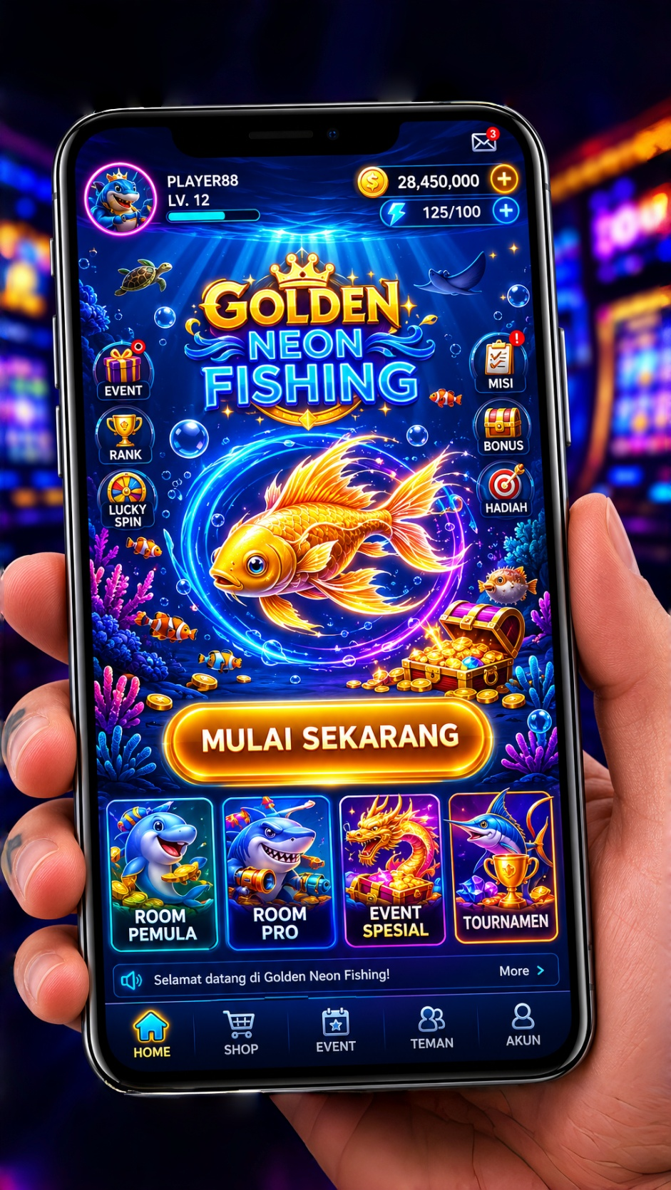 Tangkapan layar proses pengunduhan aplikasi di rr89.
